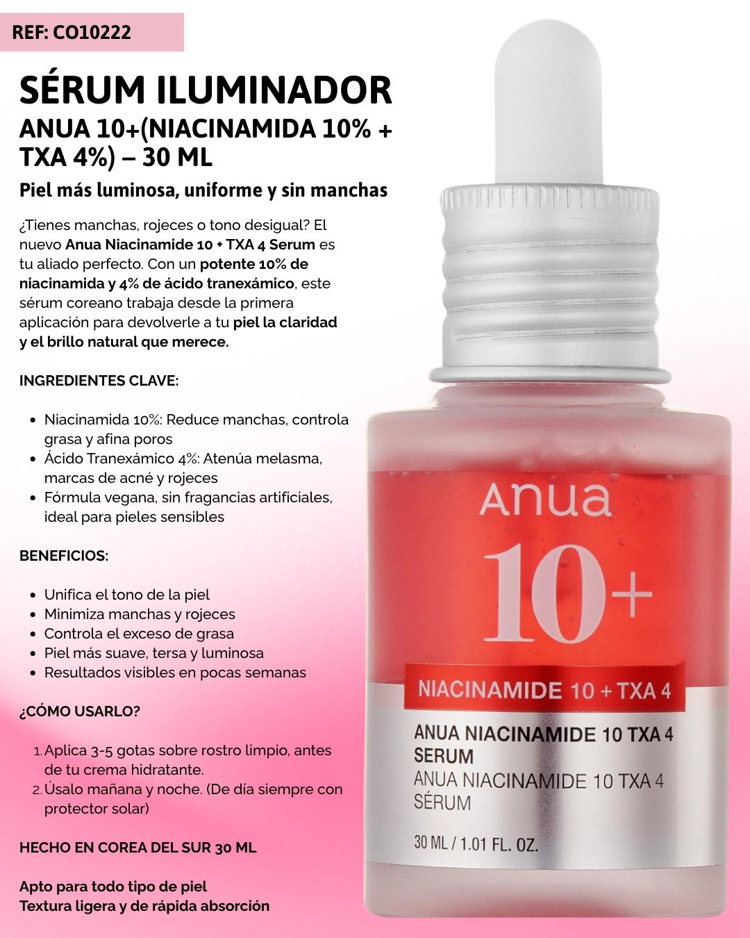 Serum iluminador con Niacinamida
